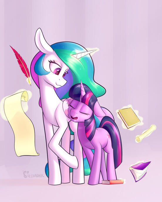 Hard working book apprentice