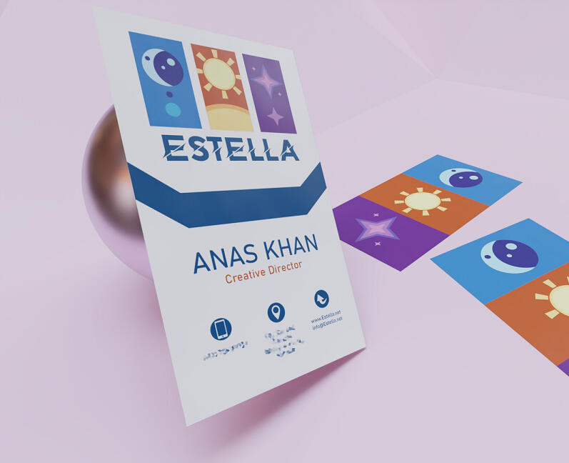 "Estella" Card Design - Basic Design Course